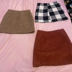 these skirts are great quality, and have only been worn 2 times each if that.